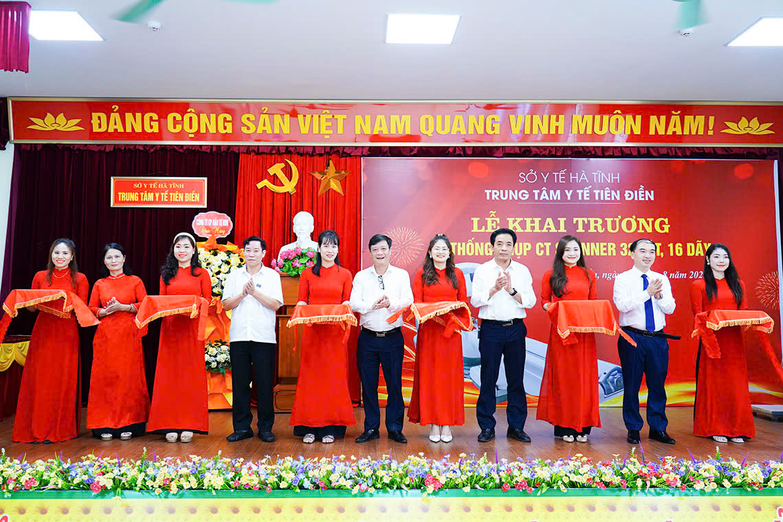 Khai trương hệ thống chụp cắt lớp hiện đại tại Trung tâm Y tế Tiên Điền